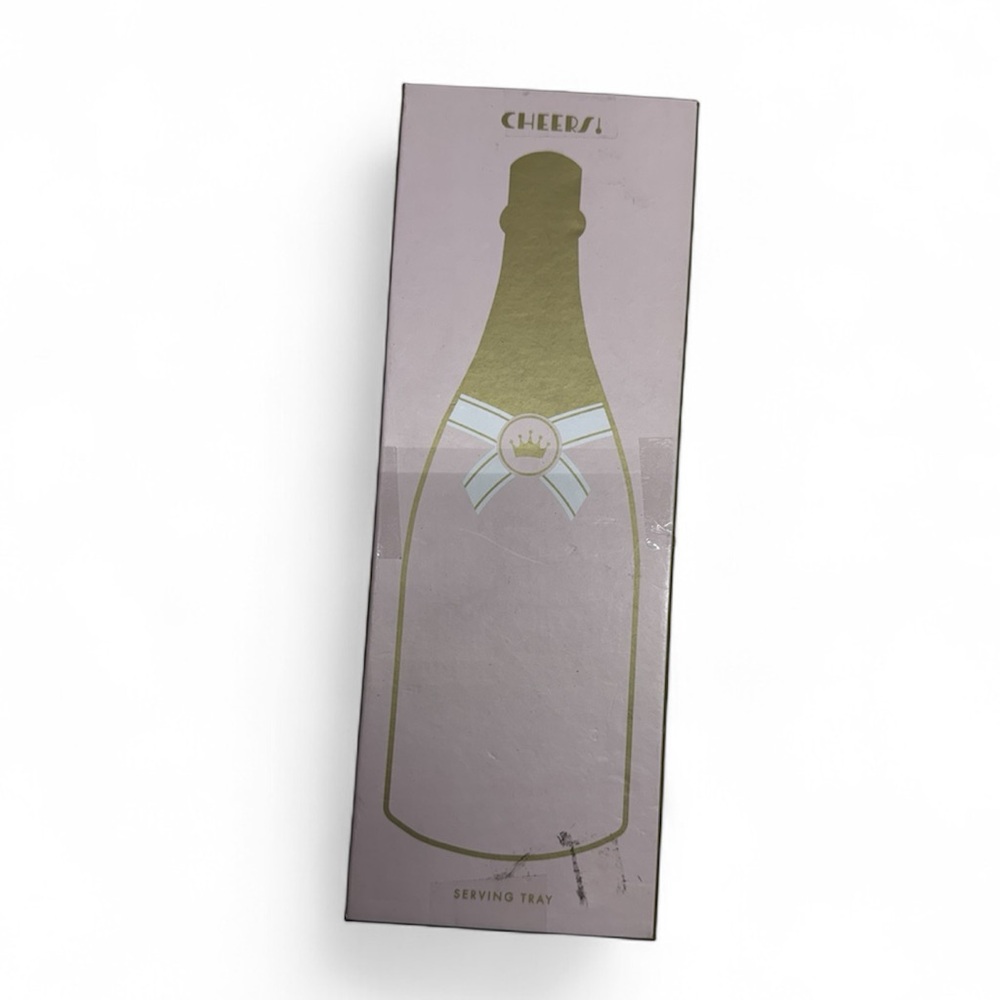 5A* Rosanna Champagne Bottle Serving Tray in a gift box
13.5”X4.5”X1” pink gold - Picture 6 of 14